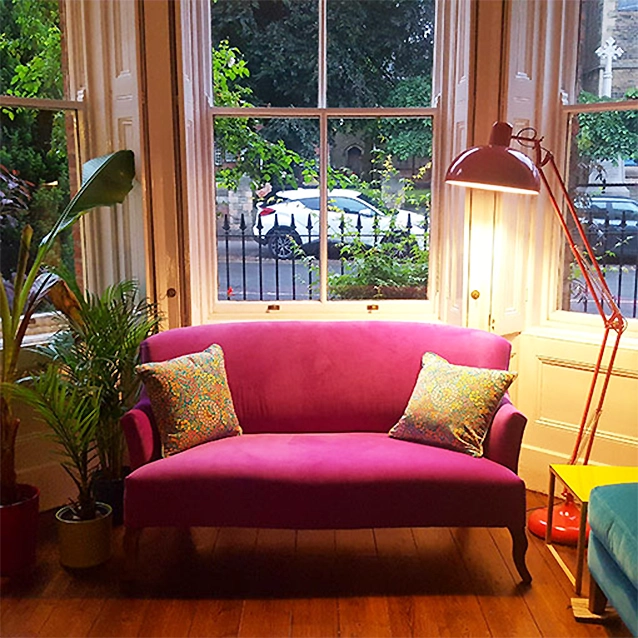 Grassington 2 Seater Sofa in Omega Velvet Folly